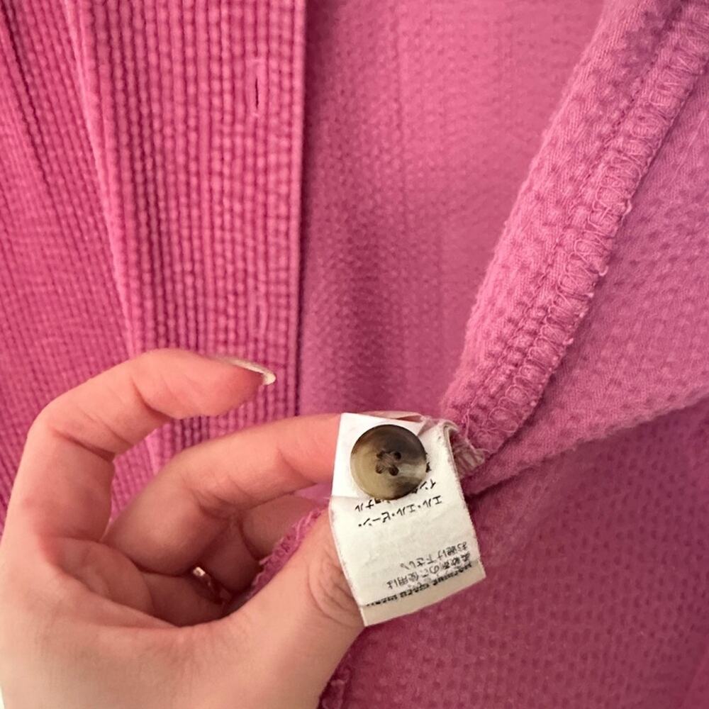 L.L. Bean Women's Vibrant Pink Corduroy Utility Jacket - Picture 4 of 6